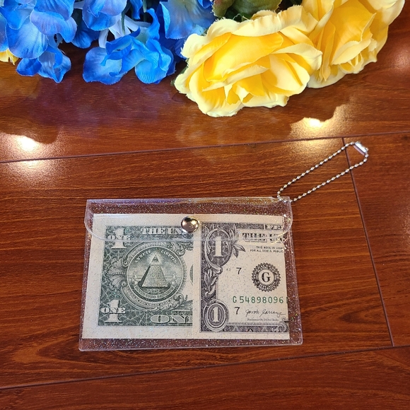 Keychain Wallet- Hearts - Picture 7 of 7